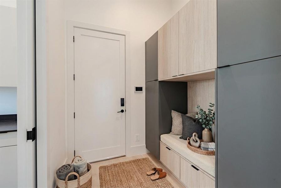 Furnished interior view inside a new home in , Dallas (Image 10).