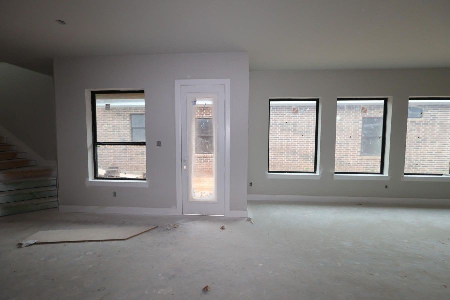 In-progress construction of a new home in Sienna - Grove Collection, Missouri City, TX (Image 7).
