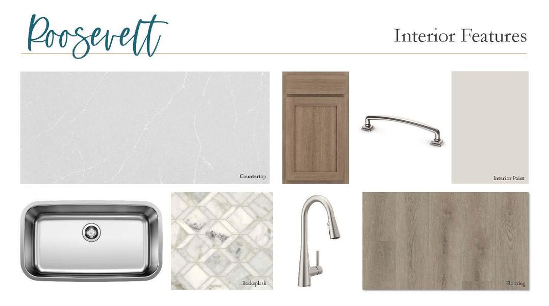 Sample of building materials used in homes in Lariat, Liberty Hill (Image 18).