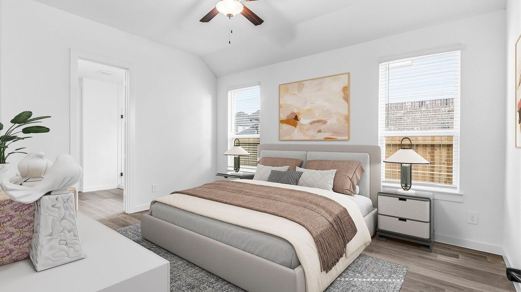 Furnished interior view inside a new home in Davis Harbor, League City (Image 11).