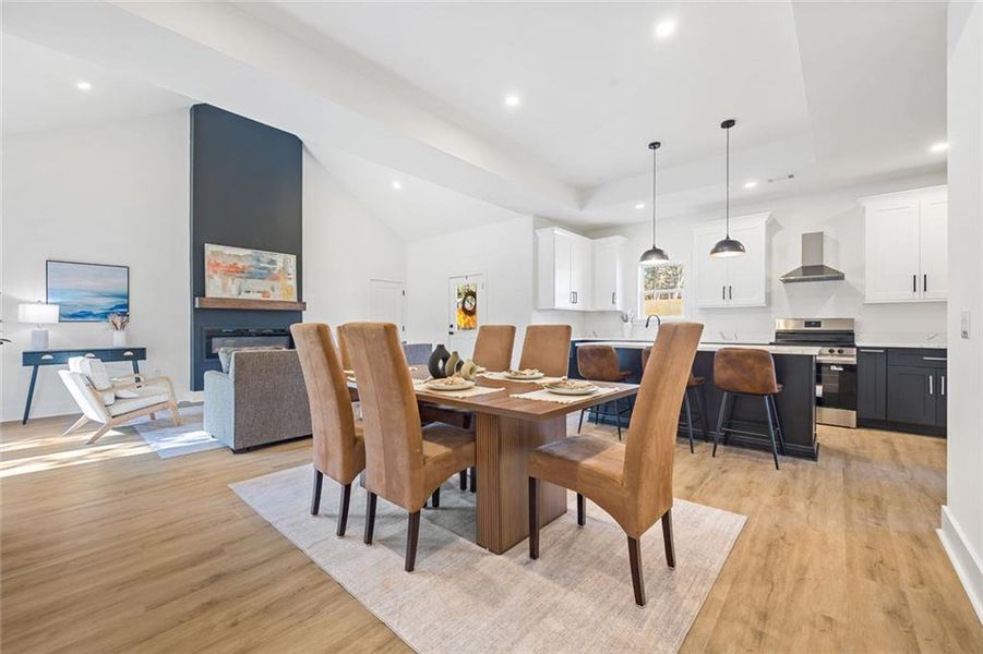 Furnished interior view inside a new home in , Atlanta (Image 16).