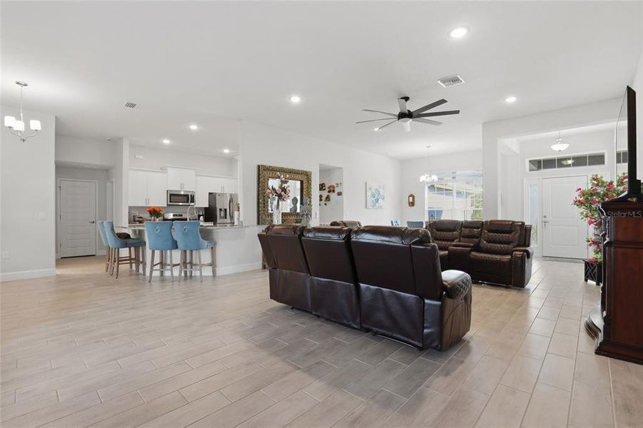Furnished interior view inside a new home in South Gulf Cove, Port Charlotte (Image 11).