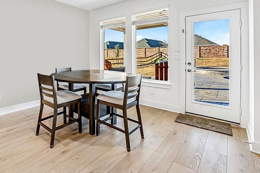 Furnished interior view inside a new home in Lone Star Landing, Montgomery (Image 15).