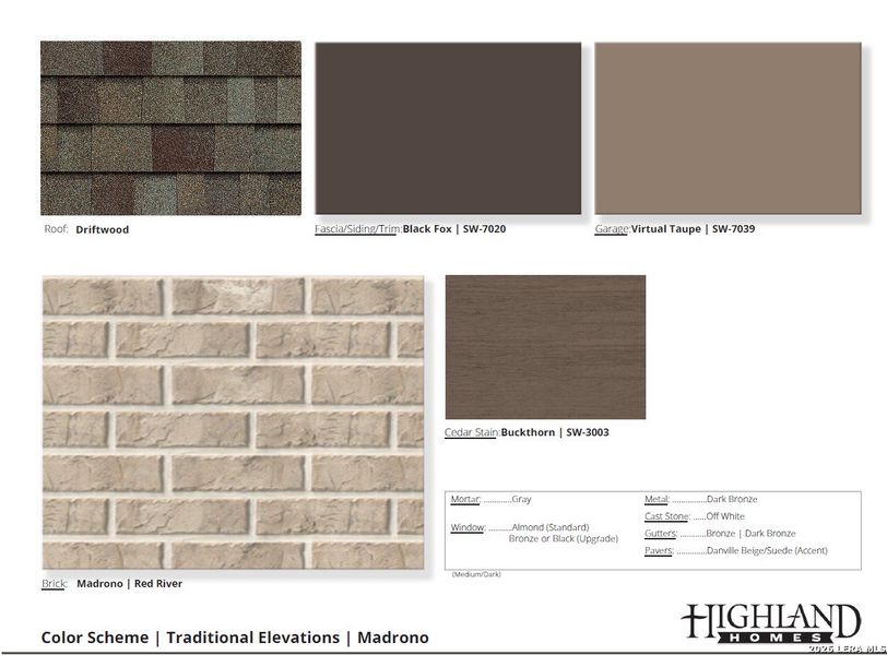 Sample of building materials used in homes in Esperanza, Boerne (Image 23).