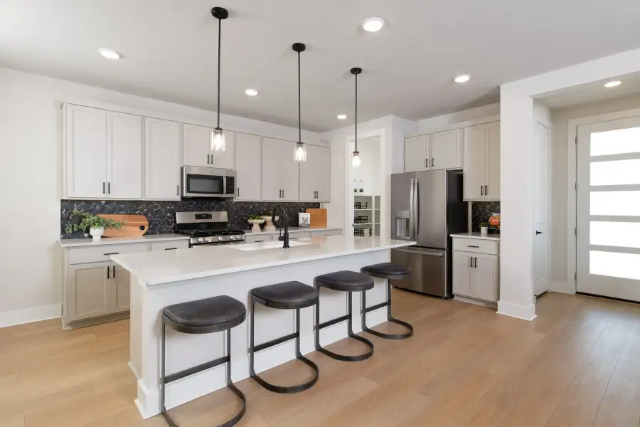 Representative furnished interior of a home built from the Chicory by Tri Pointe Homes in The Retreat at Harvest, Argyle (Image 4).