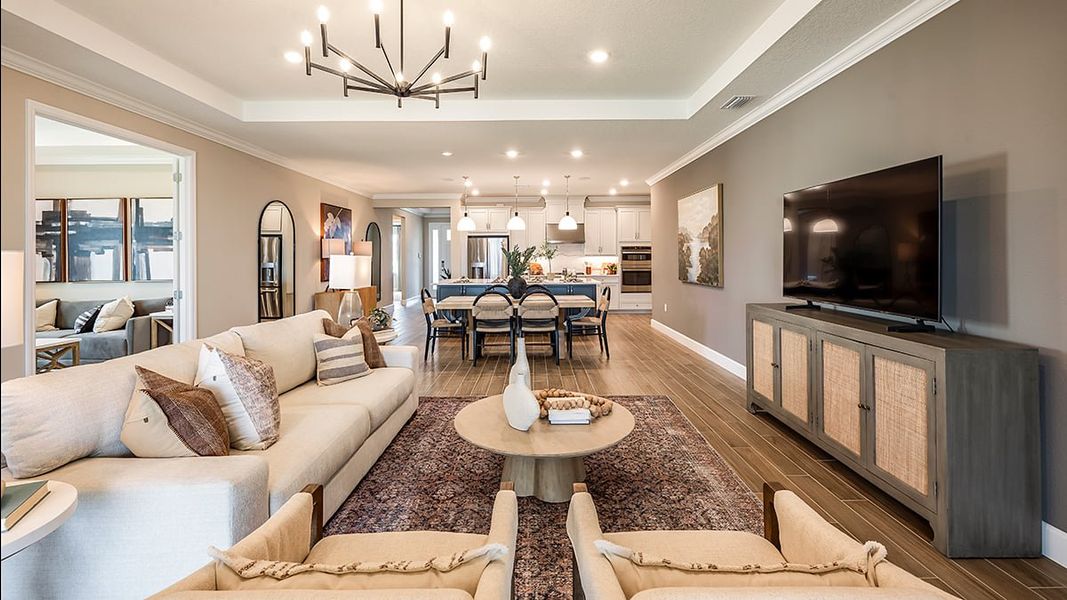Representative furnished interior of a home built from the Saint Croix by Taylor Morrison in Ardisia Park, New Smyrna Beach (Image 6). Representative furnished interior of a home built from the Saint Croix by Taylor Morrison in Ardisia Park, New Smyrna Beach (Image 6).