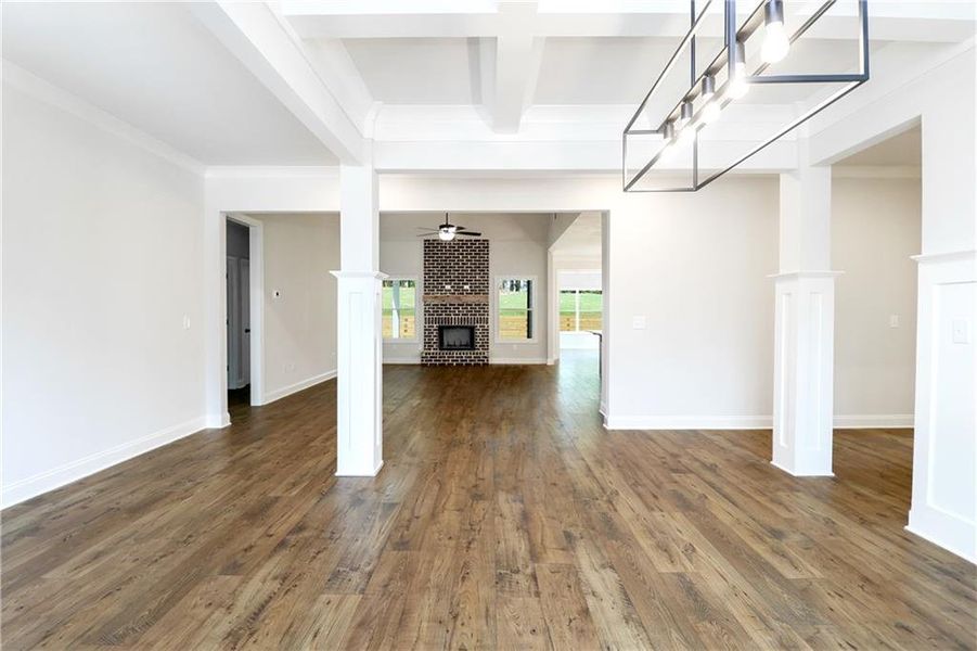Spacious, unfurnished interior of a new home in Woodland Hills, Loganville (Image 10). Spacious, unfurnished interior of a new home in Woodland Hills, Loganville (Image 10).