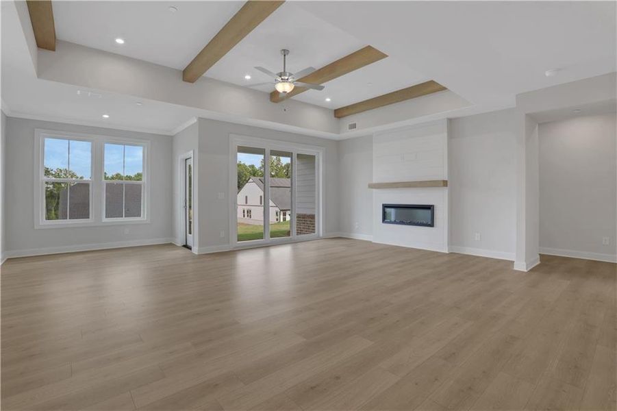 Spacious, unfurnished interior of a new home in Gatherings® at GreenHouse, Marietta (Image 23).