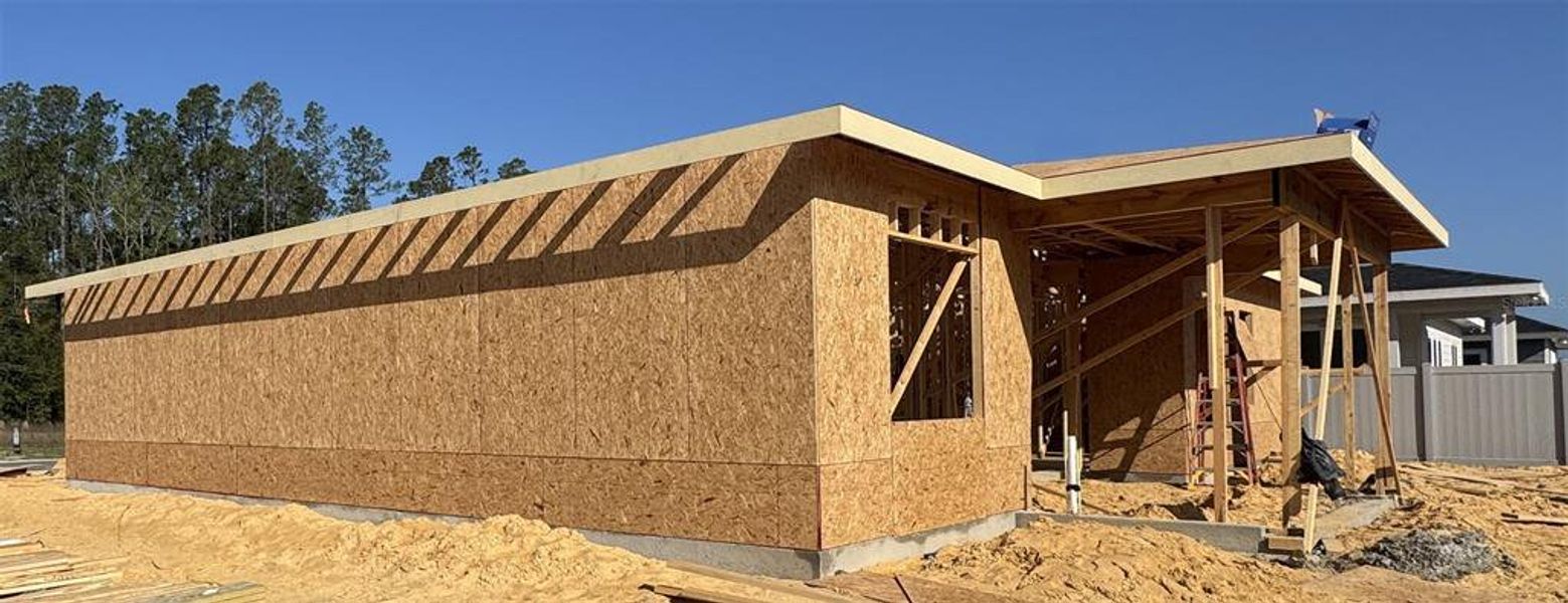 In-progress construction of a new home in Laureate Village, Newberry, FL (Image 18).