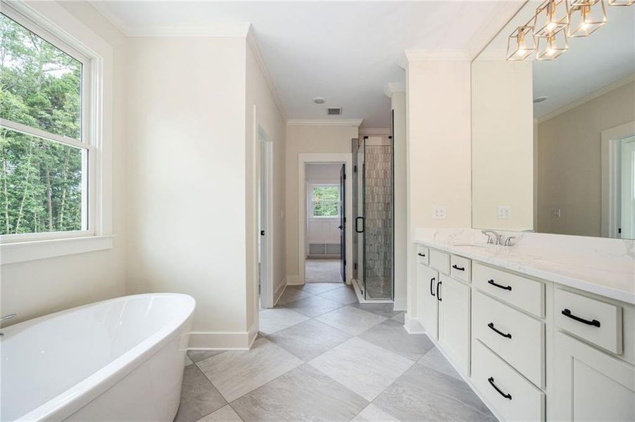 Furnished interior view inside a new home in , Monroe (Image 6). Furnished interior view inside a new home in , Monroe (Image 6).