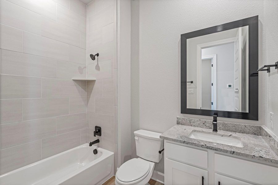 Furnished interior view inside a new home in ShadowGlen, Manor (Image 5). Furnished interior view inside a new home in ShadowGlen, Manor (Image 5).