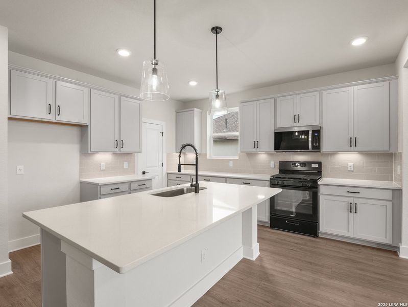Furnished interior view inside a new home in Parklands Estates, Schertz (Image 16).
