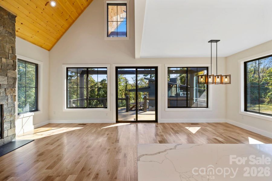 Spacious, unfurnished interior of a new home in , Hendersonville (Image 22).