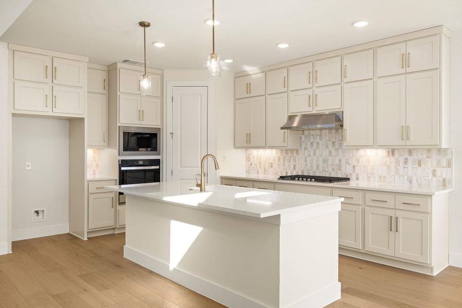 Furnished interior view inside a new home in Blackhawk in Pflugerville, Pflugerville (Image 6).