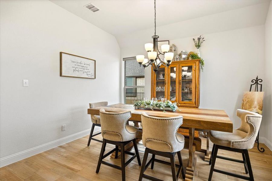 Furnished interior view inside a new home in Abe's Landing, Granbury (Image 26). Furnished interior view inside a new home in Abe's Landing, Granbury (Image 26).