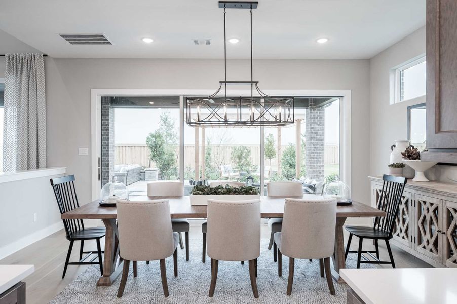 Representative furnished interior of a home built from the Milan by Tri Pointe Homes in Dunham Pointe, Cypress (Image 47).