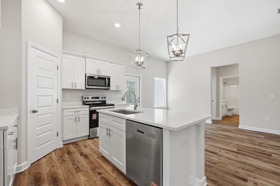 Furnished interior view inside a new home in , Crestview (Image 10).