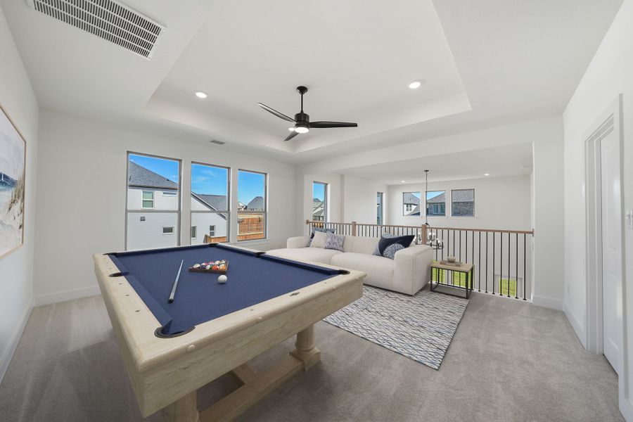 Furnished interior view inside a new home in Aster Park, McKinney (Image 19). Furnished interior view inside a new home in Aster Park, McKinney (Image 19).
