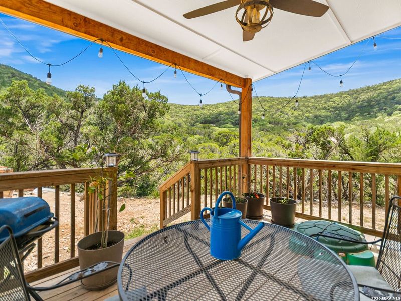 Exterior details and patio area of a home in , Bandera (Image 26).