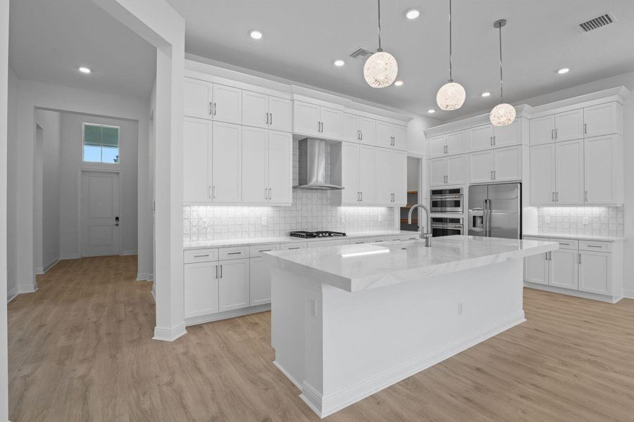 Furnished interior view inside a new home in Cresswind Palm Beach at Westlake, Westlake (Image 3).