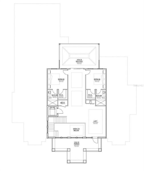 2D floor plan layout of this home in , Dunedin, FL (Image 6).
