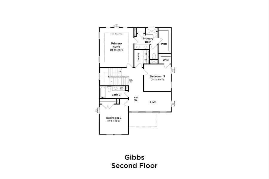 2D floor plan layout for the Gibbs by DRB Homes in Riley Farms, Rockvale, TN (Image 3). 2D floor plan layout for the Gibbs by DRB Homes in Riley Farms, Rockvale, TN (Image 3).