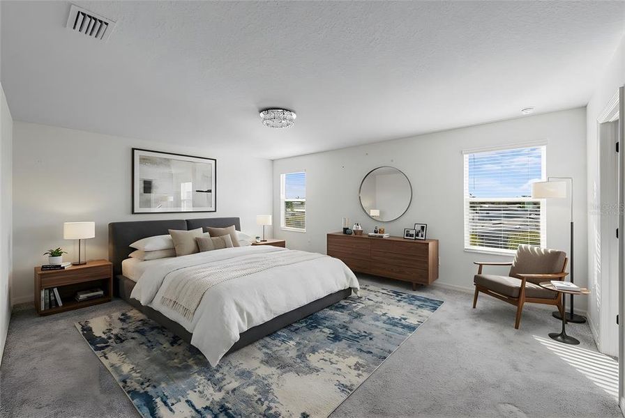 Furnished interior view inside a new home in Heron Bay, Palmetto (Image 8). Furnished interior view inside a new home in Heron Bay, Palmetto (Image 8).