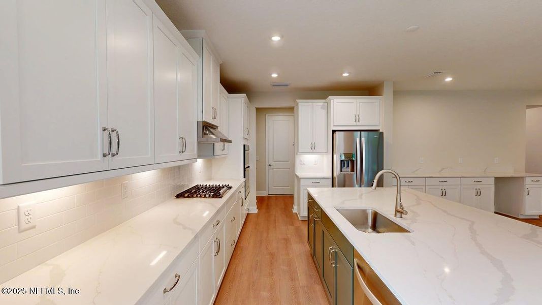 Furnished interior view inside a new home in RiverTown - WaterSong, St. Johns (Image 2).