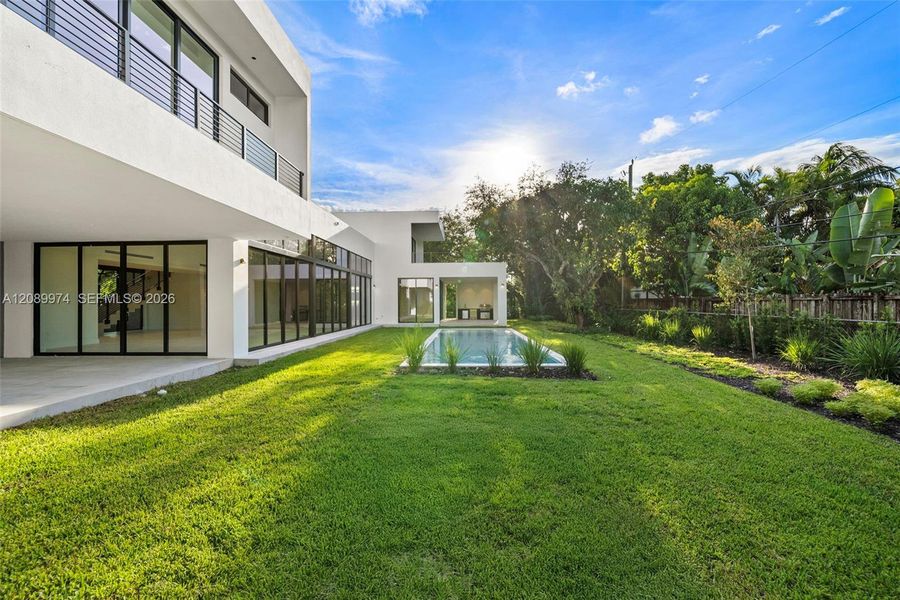 Exterior details and patio area of a home in , South Miami (Image 3).
