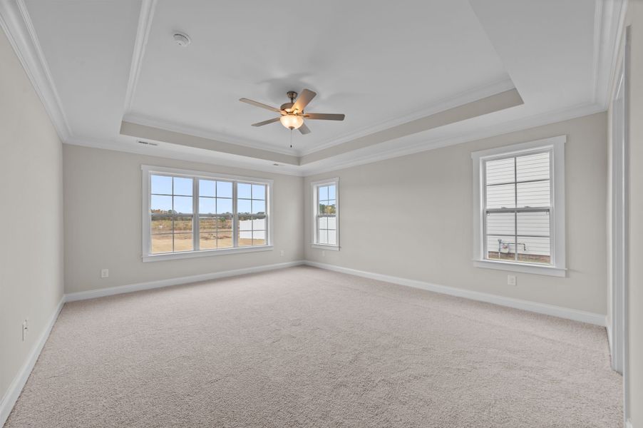 Spacious, unfurnished interior of a new home in Eli's Ridge, Winterville (Image 38).
