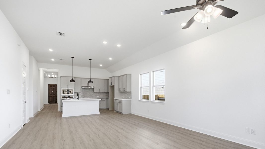 Furnished interior view inside a new home in Oaks at San Gabriel, Georgetown (Image 16).