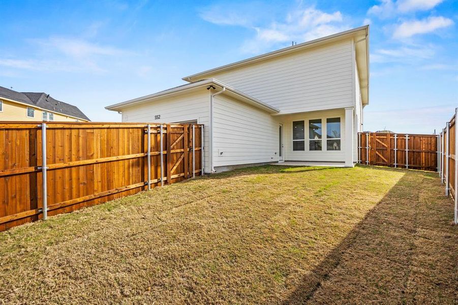 Exterior details and patio area of a home in , Celina (Image 4). Exterior details and patio area of a home in , Celina (Image 4).