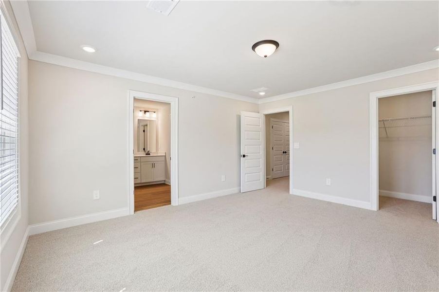 Spacious, unfurnished interior of a new home in Hemingway - Highland Series, Cumming (Image 34). Spacious, unfurnished interior of a new home in Hemingway - Highland Series, Cumming (Image 34).