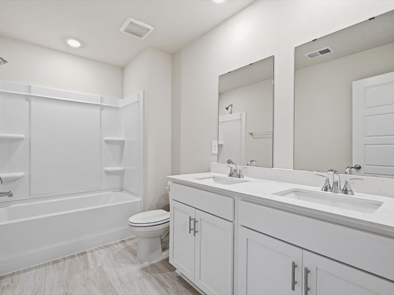 Furnished interior view inside a new home in Southwell Commons, Anderson (Image 6).