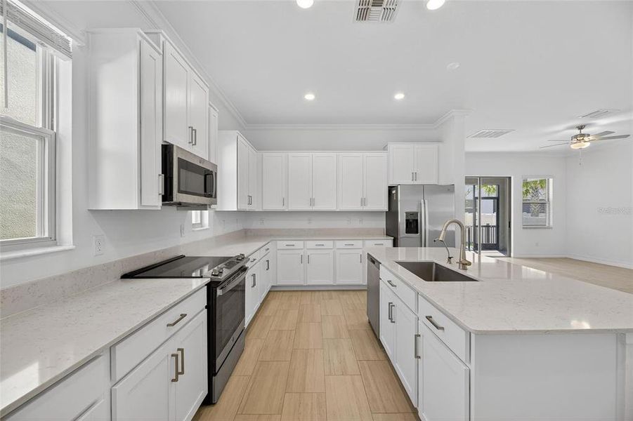 Furnished interior view inside a new home in , Tampa (Image 6).