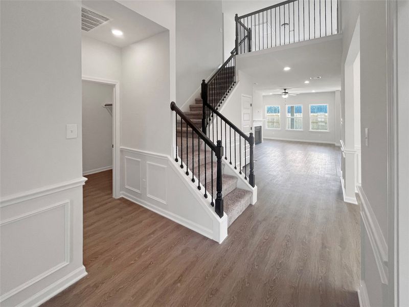 The Princeton II- Foyer into Utility Room.