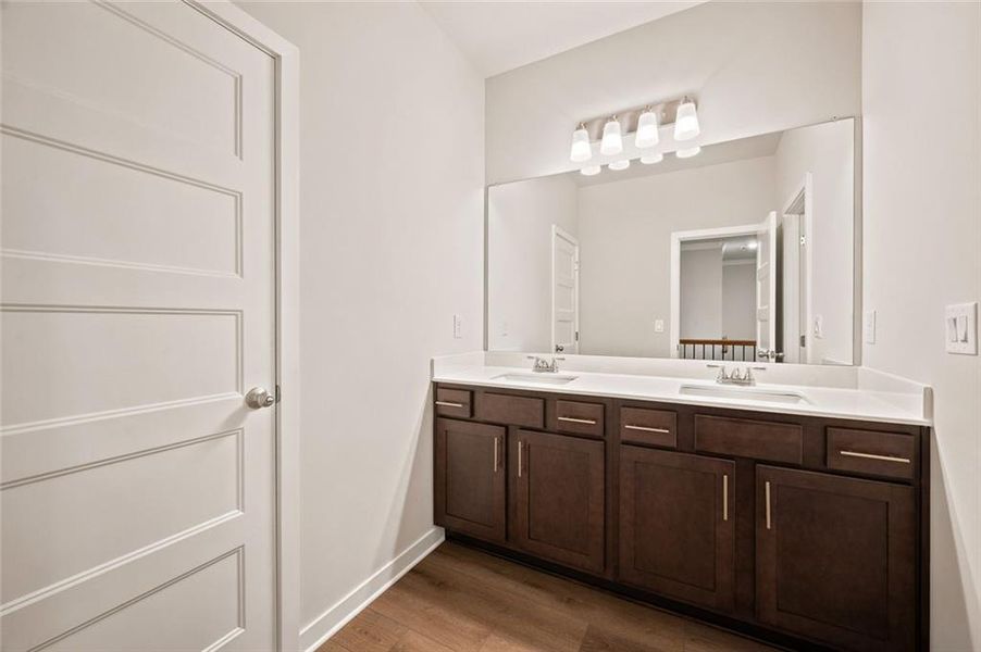 Furnished interior view inside a new home in Pinecrest Ridge, Dacula (Image 8).