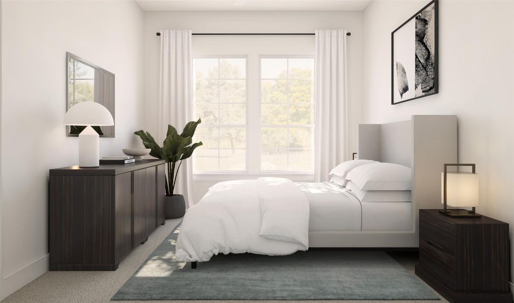 Extra Suite bedroom (*Artist rendering used for illustration purposes only.) Extra Suite bedroom (*Artist rendering used for illustration purposes only.)