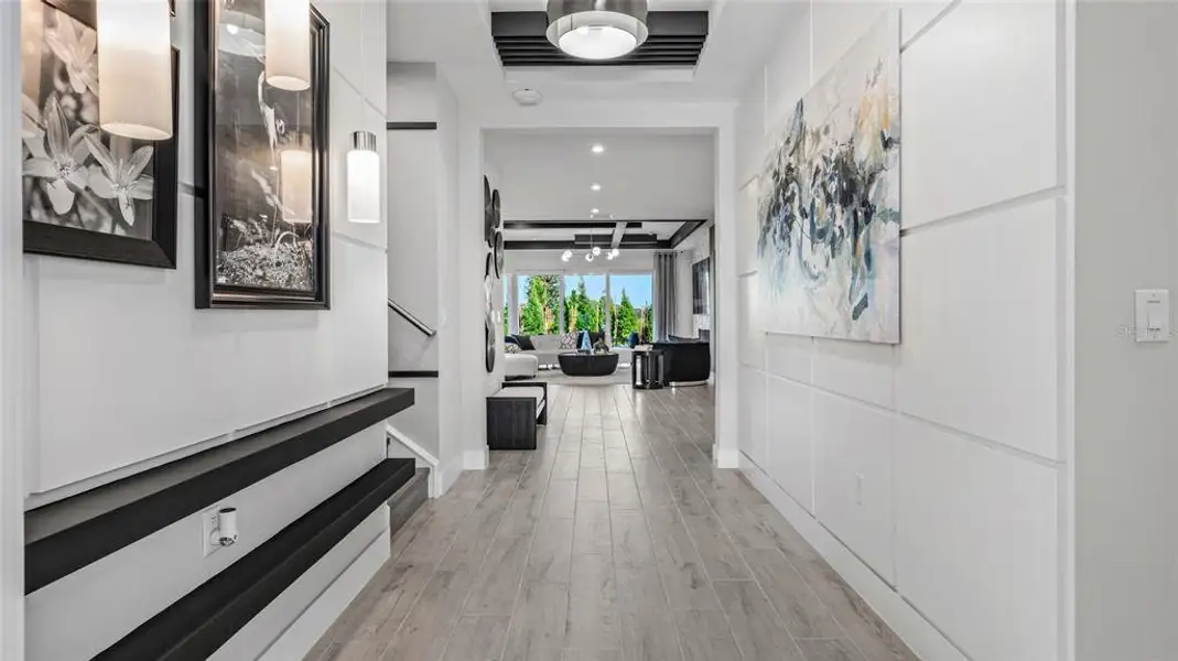 Furnished interior view inside a new home in Cresswind at Lake Harris, Tavares (Image 16).