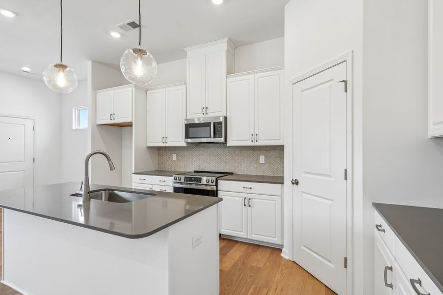 Furnished interior view inside a new home in Terraces at the Exchange, Indian Land (Image 5).