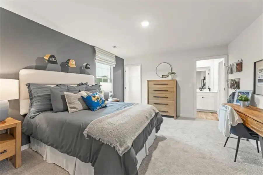 Furnished interior view inside a new home in Brookshire Manor, Canton (Image 18).
