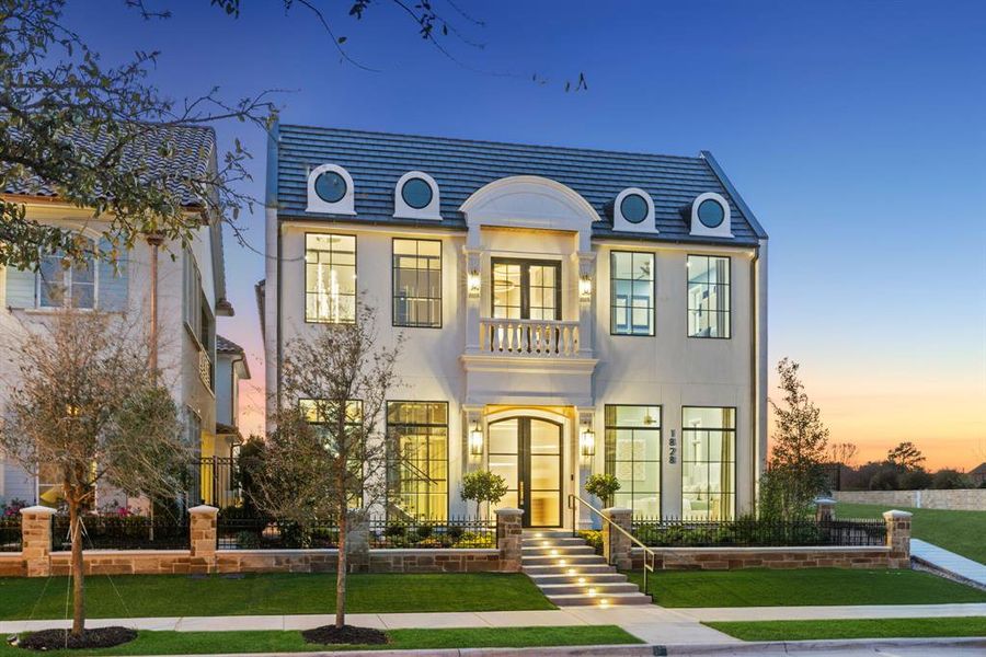 Front exterior of a new home in , Southlake, TX, highlighting curb appeal (Image 22).