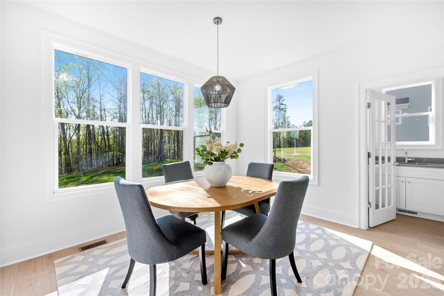Furnished interior view inside a new home in , Statesville (Image 31). Furnished interior view inside a new home in , Statesville (Image 31).