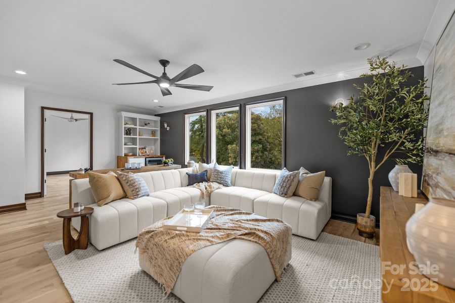 Furnished interior view inside a new home in , Charlotte (Image 13). Furnished interior view inside a new home in , Charlotte (Image 13).