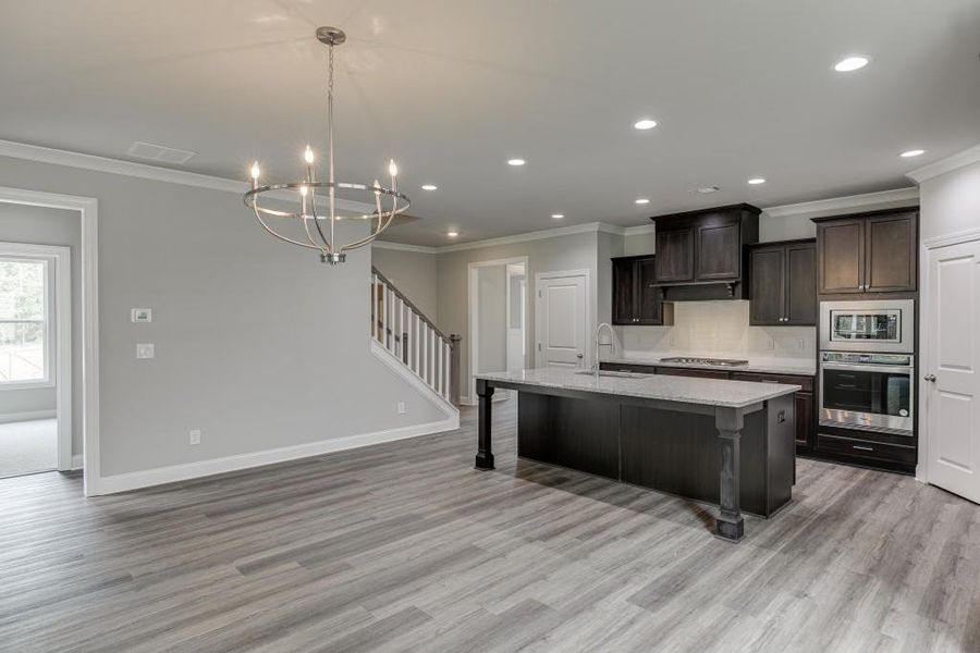 Furnished interior view inside a new home in Hemingway, Flowery Branch (Image 13).