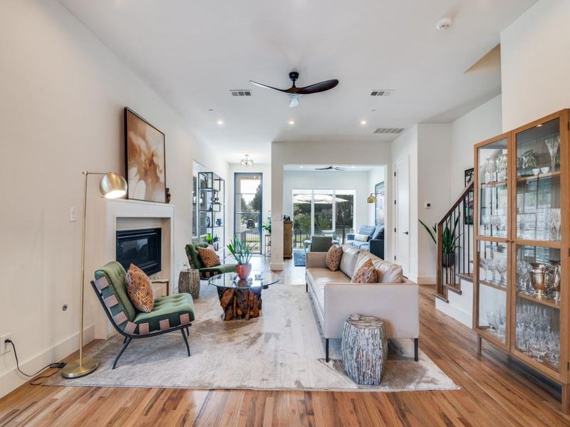 Furnished interior view inside a new home in , University Park (Image 9). Furnished interior view inside a new home in , University Park (Image 9).