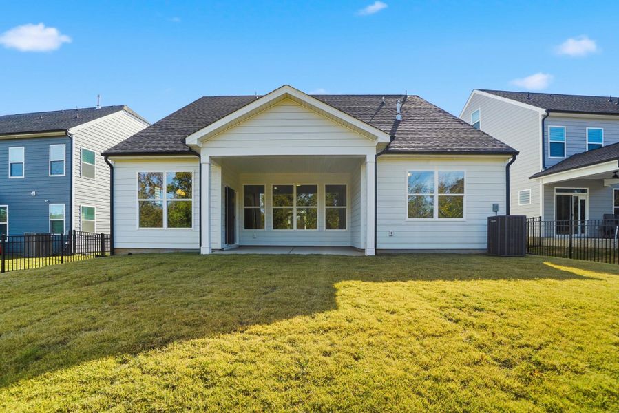 Exterior details and patio area of a home in The Meadows at Laurelbrook, Sherrills Ford (Image 20).