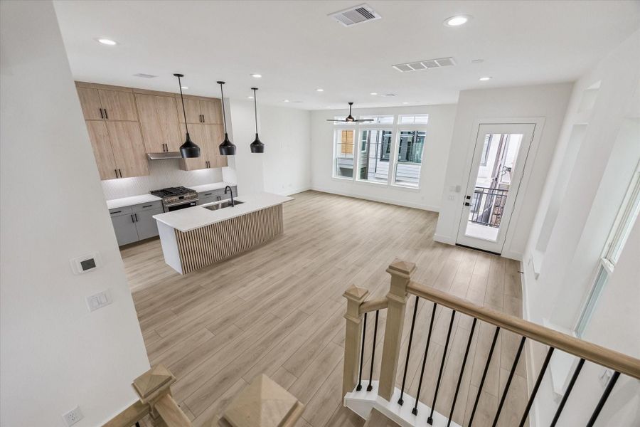 Elevated interior view showing the home’s open layout and thoughtful flow Elevated interior view showing the home’s open layout and thoughtful flow