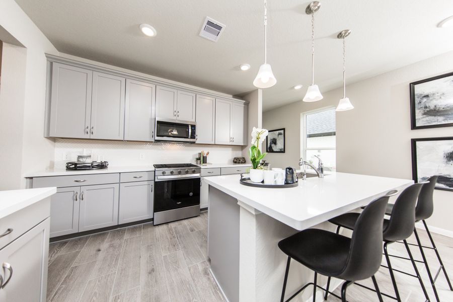 Representative furnished interior of a home built from the Wallace by Beazer Homes in Laurel Landing: Founders Collection, Alvin (Image 5). Representative furnished interior of a home built from the Wallace by Beazer Homes in Laurel Landing: Founders Collection, Alvin (Image 5).