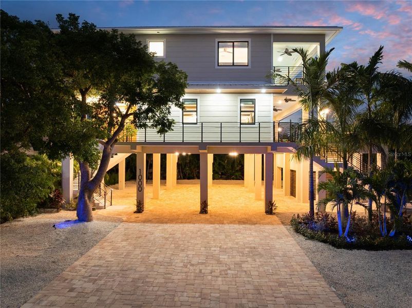 Front exterior of a new home in , Marathon, FL, highlighting curb appeal (Image 2). Front exterior of a new home in , Marathon, FL, highlighting curb appeal (Image 2).